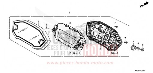 COMPTEUR CB500XAF de 2015